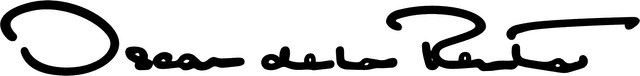 Oscar de la Renta logo