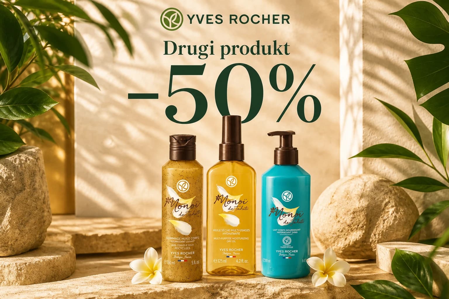 Promocja Yves Rocher 50% rabatu na drugi produkt