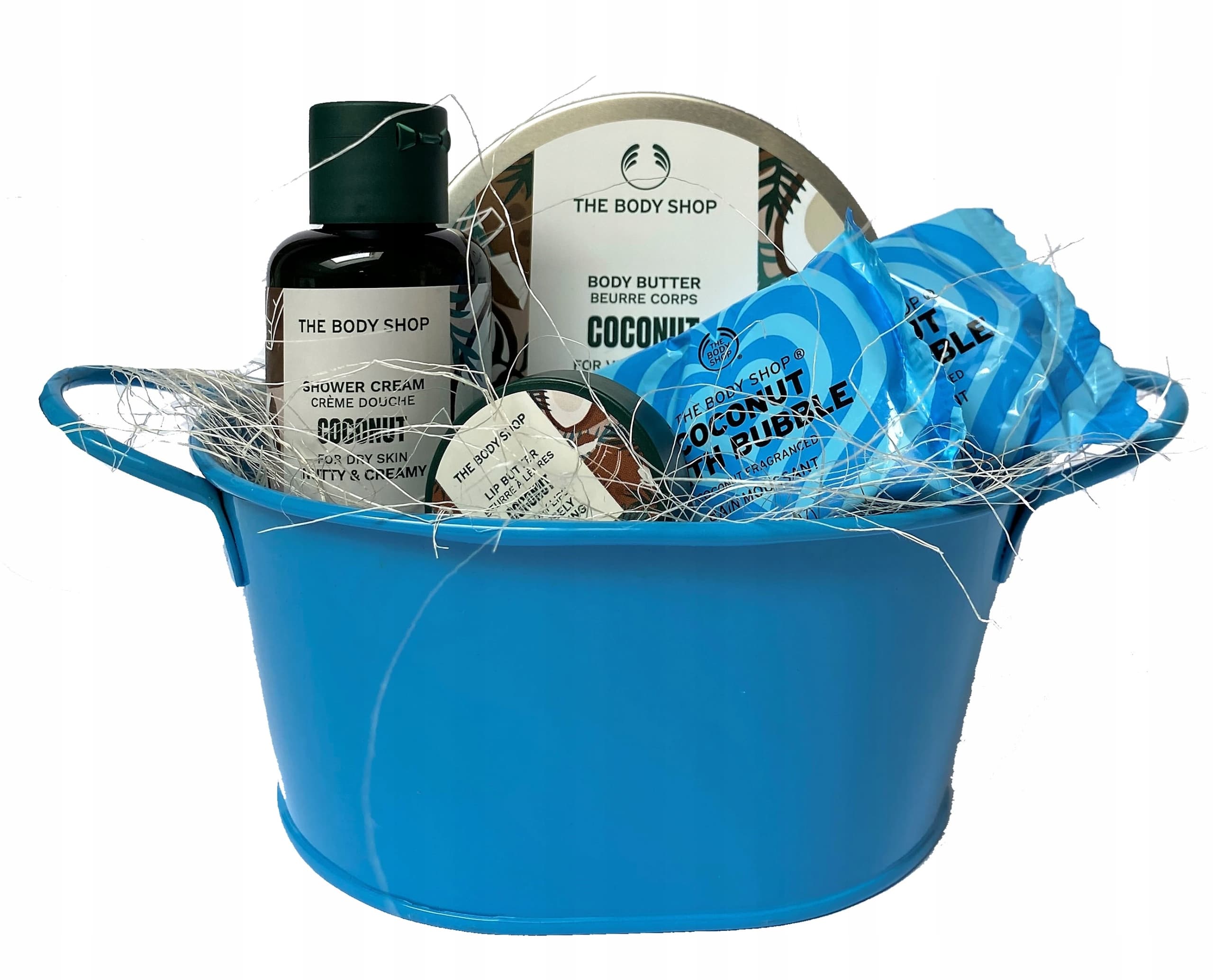 The Body Shop Coconut zestaw z kulami do kąpieli
