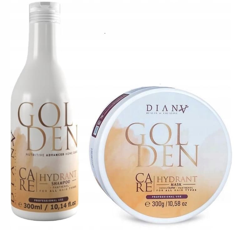 Golden Care, Maska Szampon po Keratynie, Nanoplastii, Proteinach
