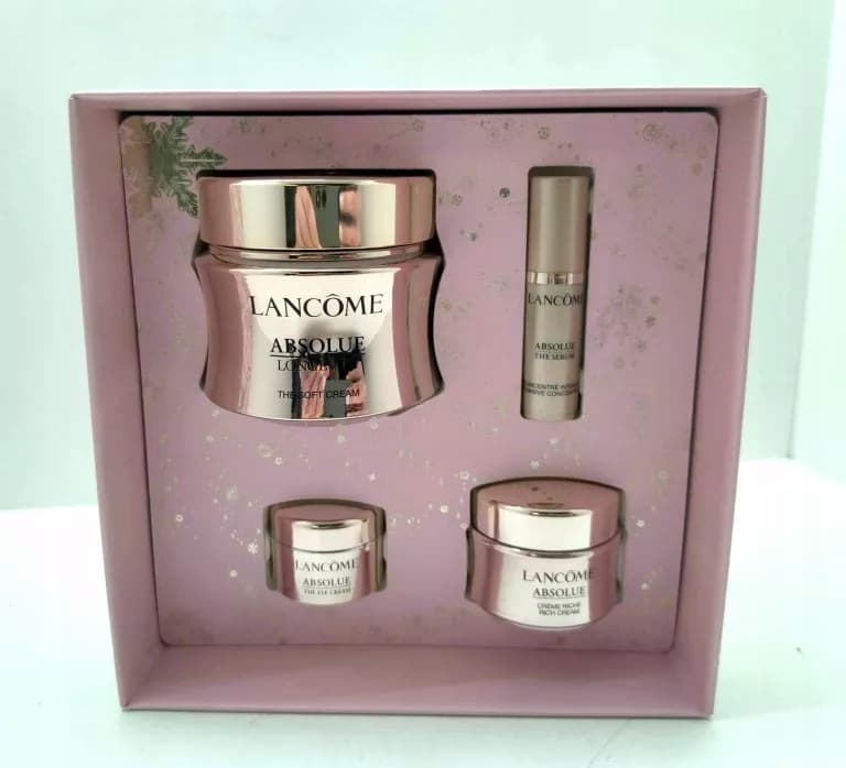 Lancôme Absolue Longevity Soft Cream 60 ml + Rich Cream 15 ml + Eye Cream 5 ml + Serum 5 ml – zestaw