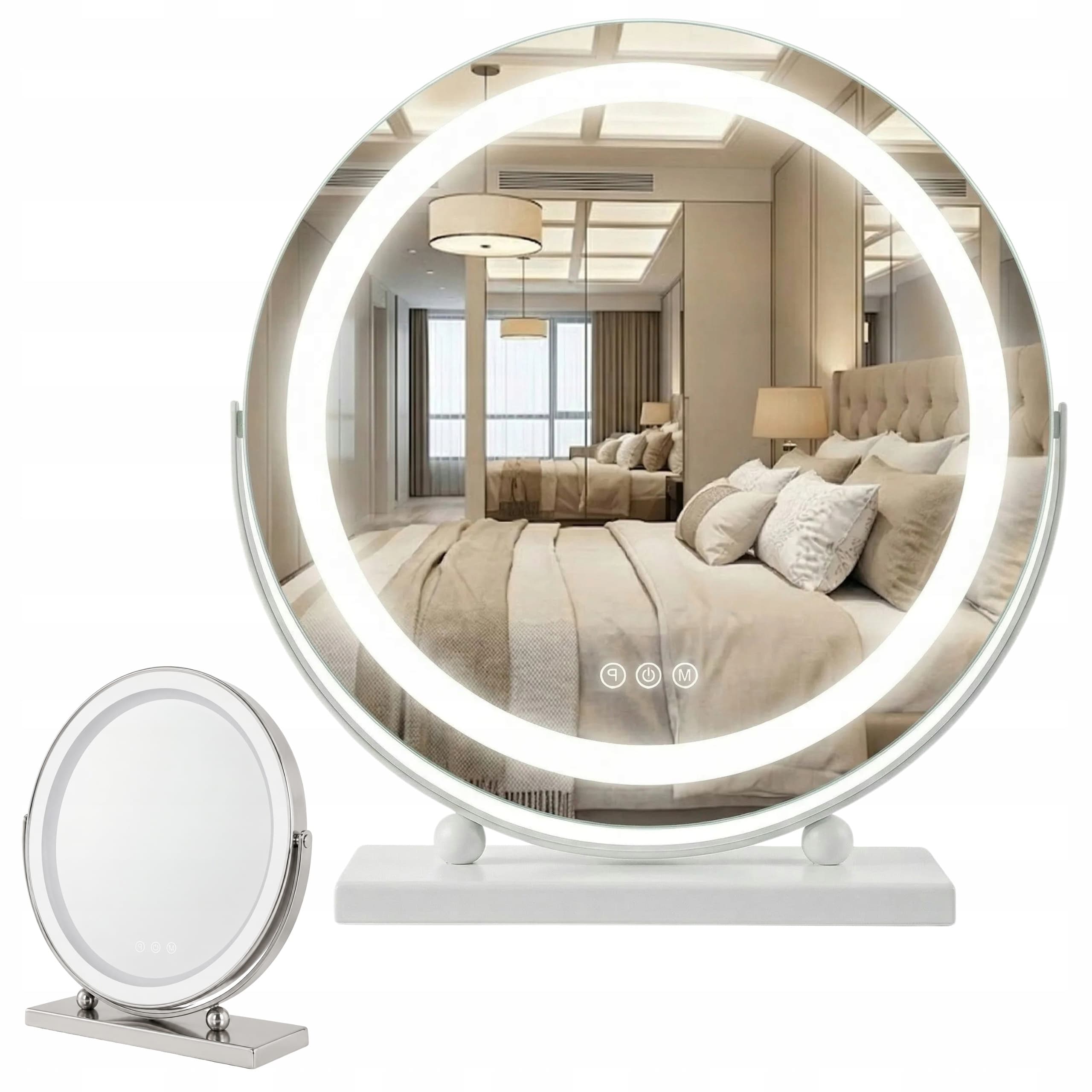 Lustro Led Make-up Chrom 40 cm
