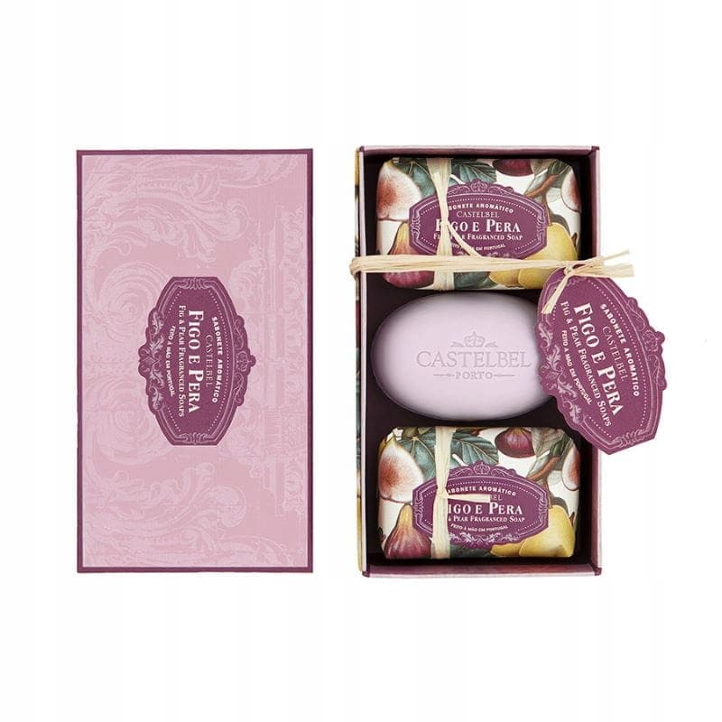 Castelbel Mydła Castelbel Fig & Pearl zestaw