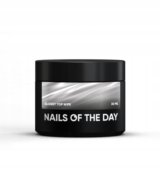 Nailsoftheday Glossy top wipe błyszczący top z lepką warstwą i bez filtru