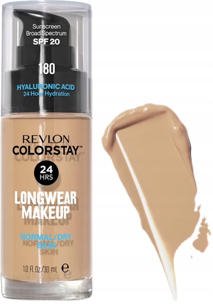 Revlon ColorStay Longwear Makeup SPF 20 – cera normalna i sucha 180 Sand Beige