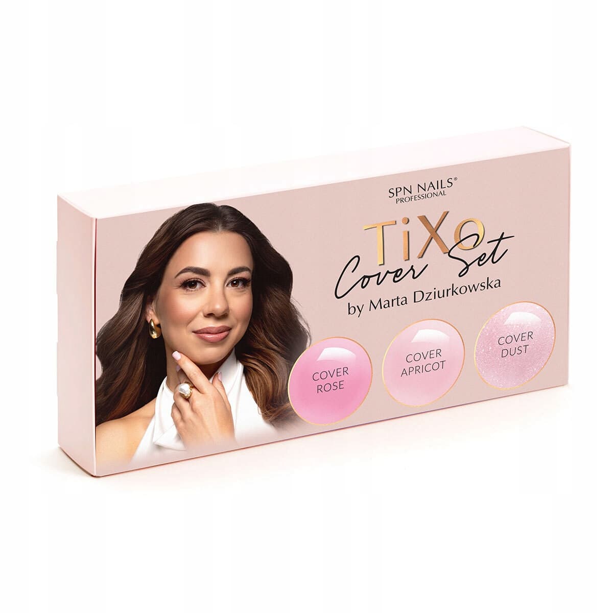 Zestaw Żeli Budujących z Tiksotropią TiXo CoverSet by Dziurkowska Spn Nails