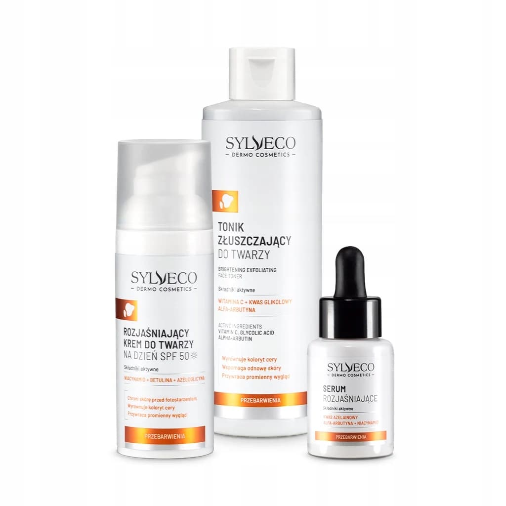 Sylveco Dermo Przebarwienia Zestaw: tonik, serum i krem SPF 50