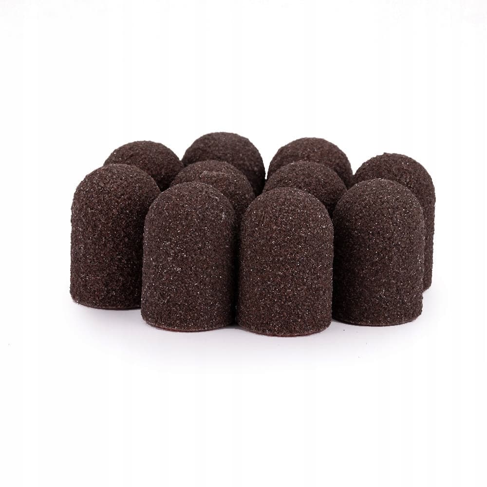 100x Kapturek frez ścierny do pedicure 16mm #80