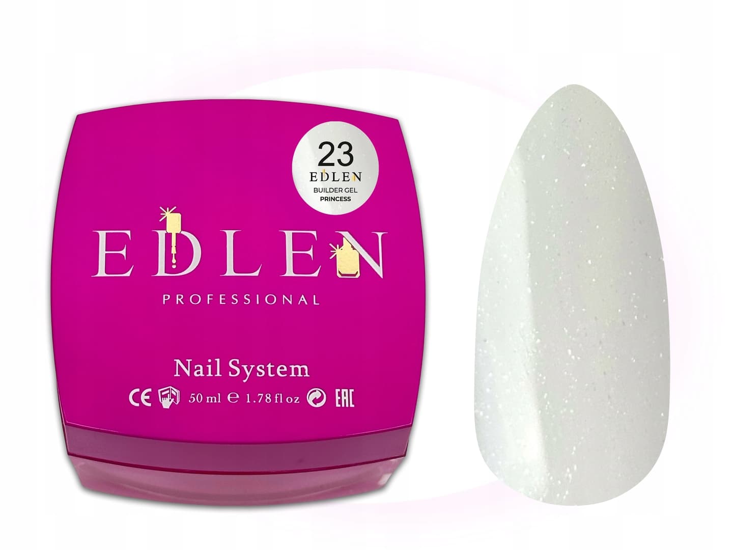 Builder Gel Princess 23– żel budujący z połyskiem