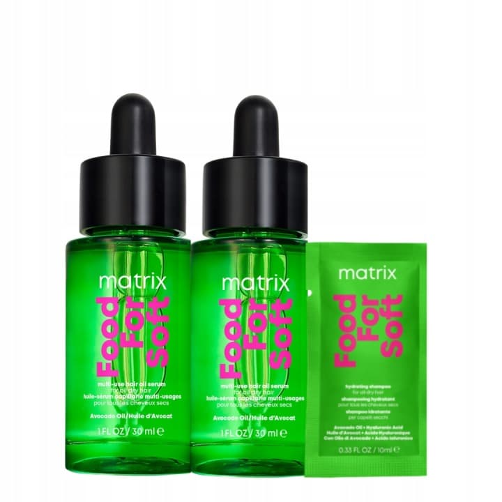 Matrix Food For Soft zestaw: olejek 30 ml + szampon 10 ml
