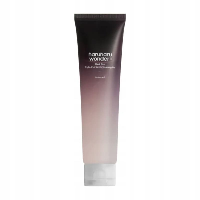 Haruharu Wonder Black Rice Triple Aha Gentle Cleansing Gel Unscented