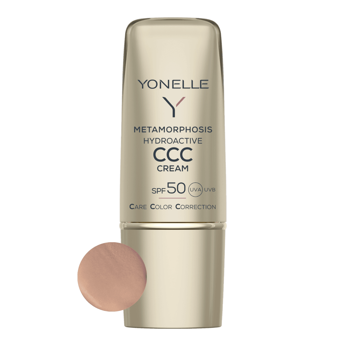 Metamorphosis Hydroaktywny Ccc krem Spf 50 Krem na dzień 3 złota opalenizna