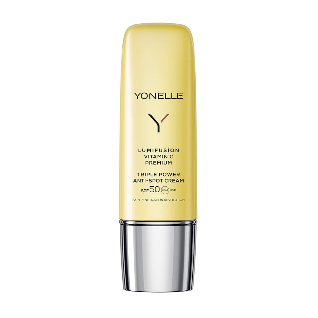Lumifusion Potrójnie Aktywny Krem Spf50 Przeciw Przebarwieniom Z Witaminą C Premium
