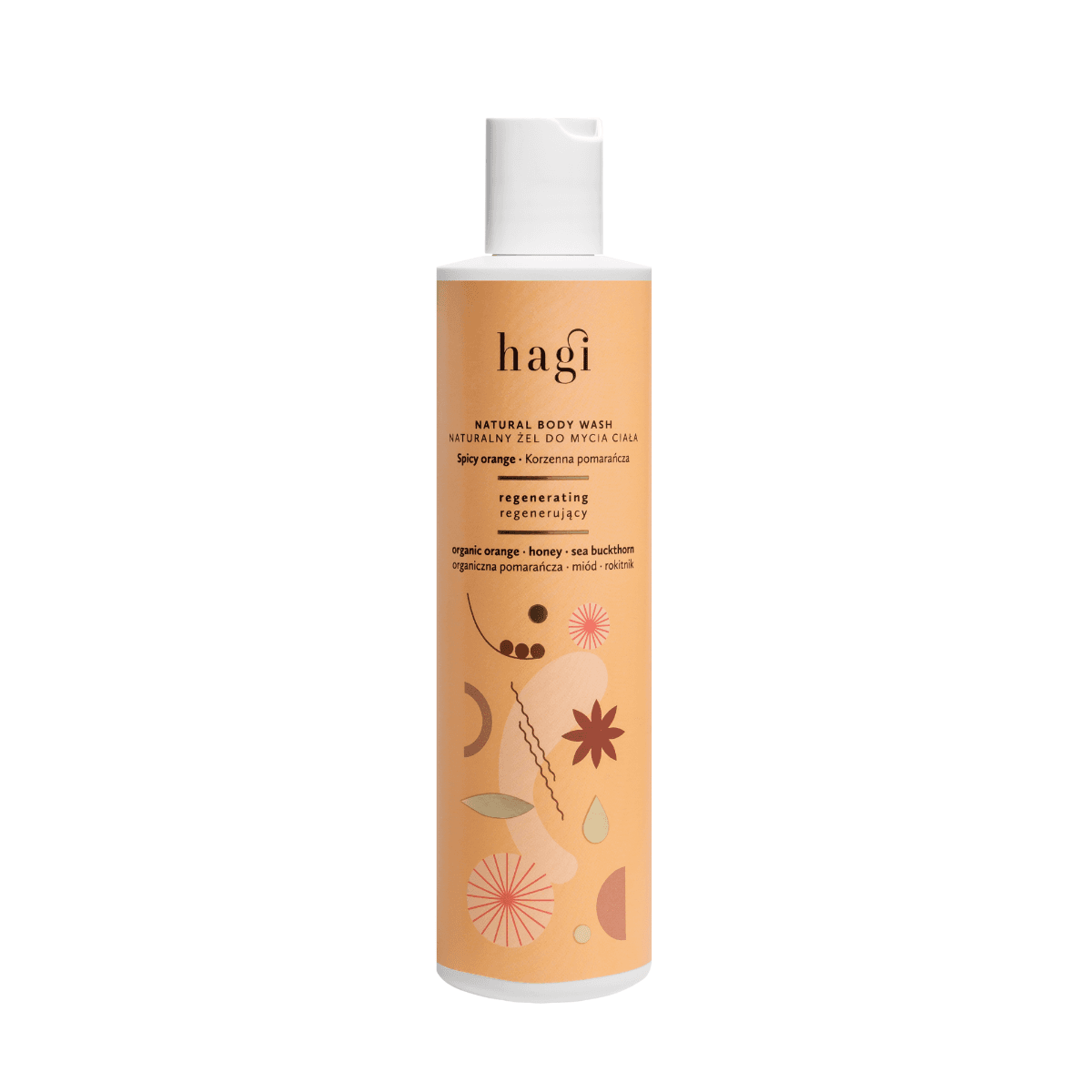 Natural Body Wash Regenerating Spicy Orange