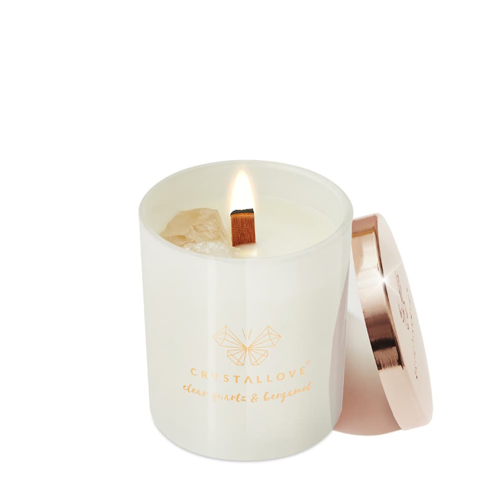 Clear Quartz Candle&Bergamot świeca zapachowa
