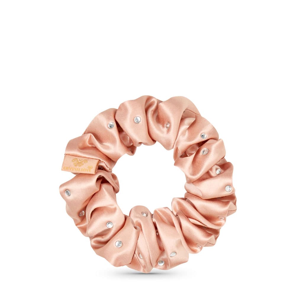Silk Scrunchie Rose Gold