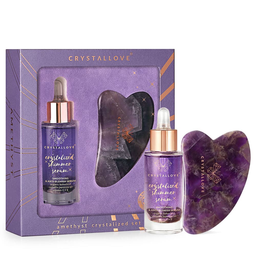Amethyst Crystalized Set