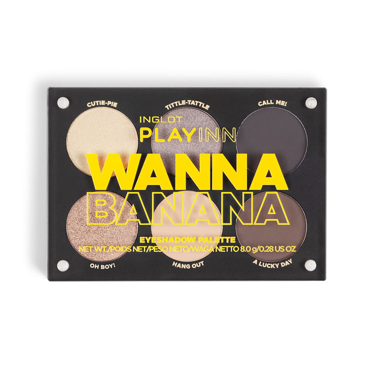 Paleta Cieni Do Powiek Inglot Playinn Wanna Banana
