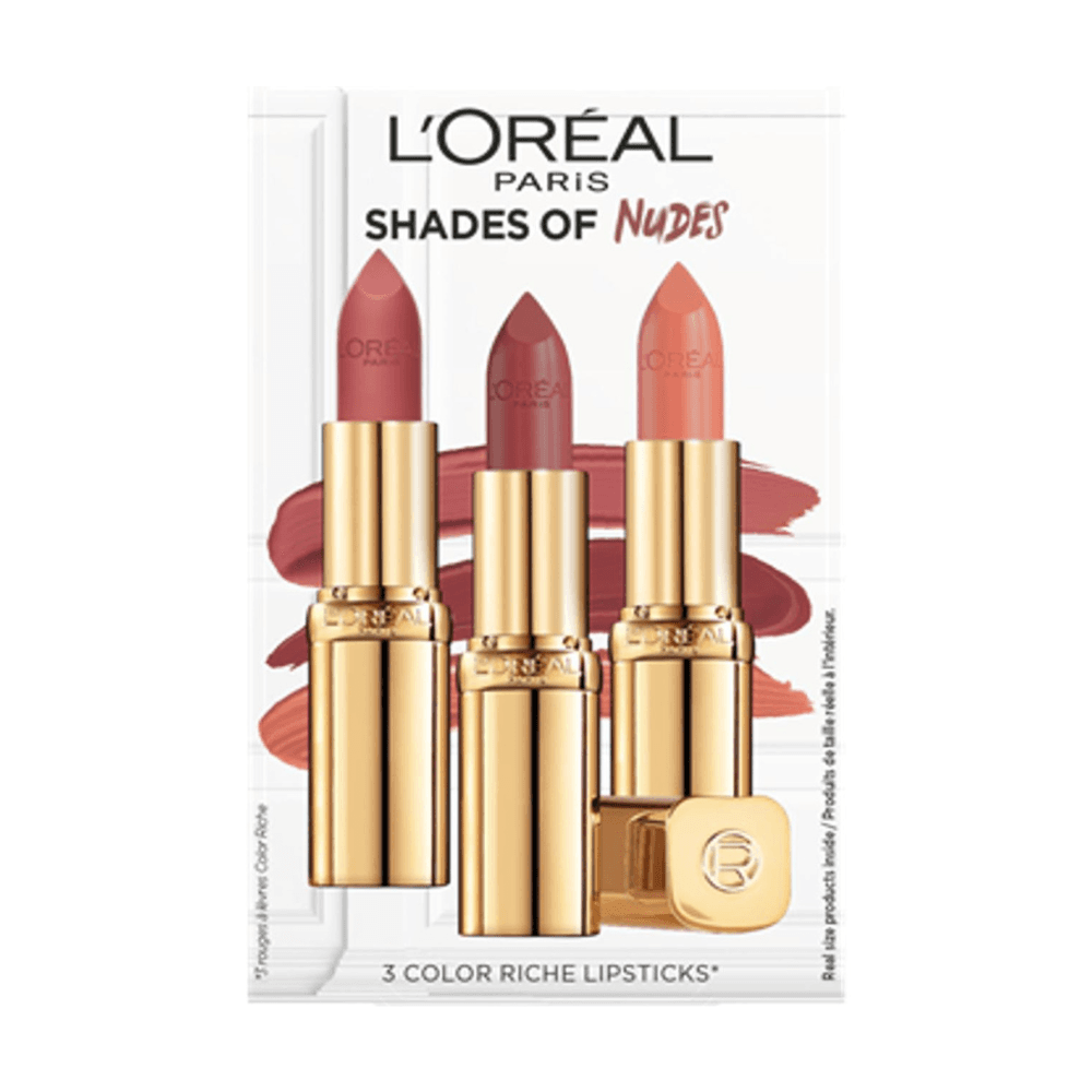 Paris Color Riche Lipstick Shades Of Nudes Set Zestaw Pomadek Do Ust