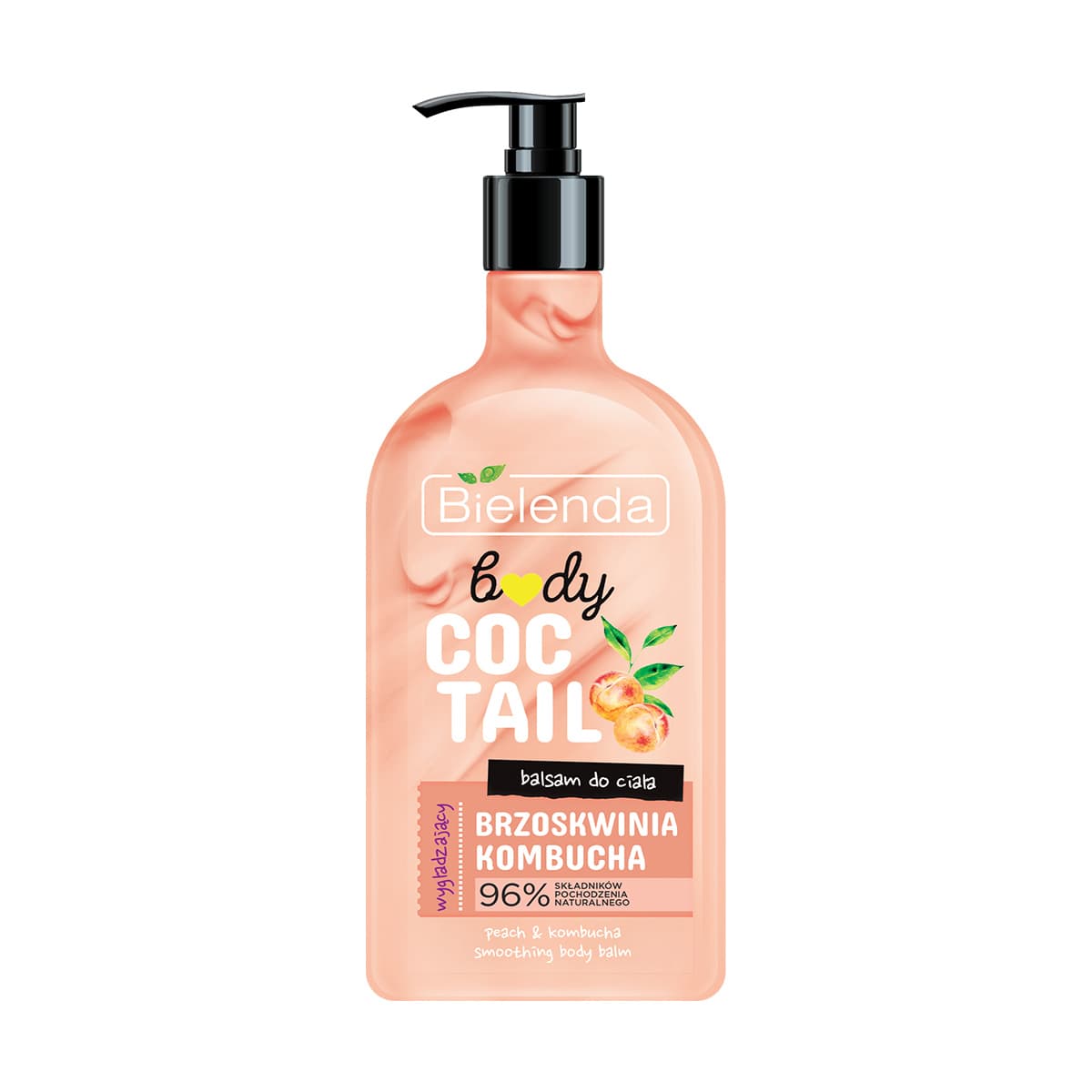 Body Coctail Wygładzający Balsam Do Ciała Brzoskwinia Kombucha