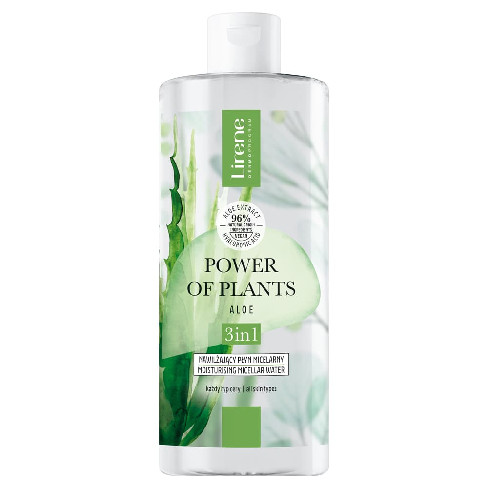 Power Of Plants Nawilżający Płyn Micelarny 3w1 Aloes Płyn Micelarny