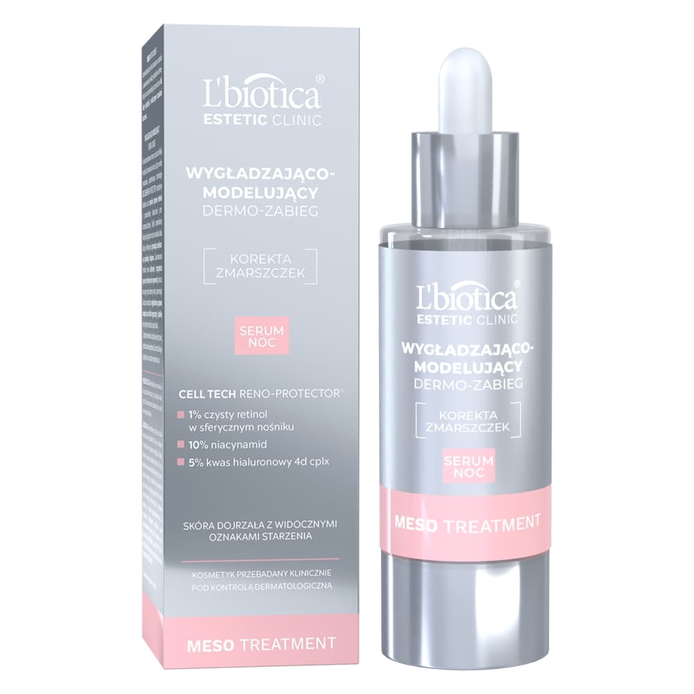 Estetic Clinic Meso Treatment Wygładzająco-Modelujący Dermo Zabieg Serum na noc