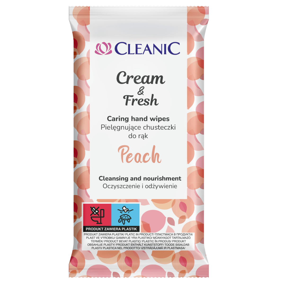 Cream&Fresh Peach Chusteczki Do Rąk