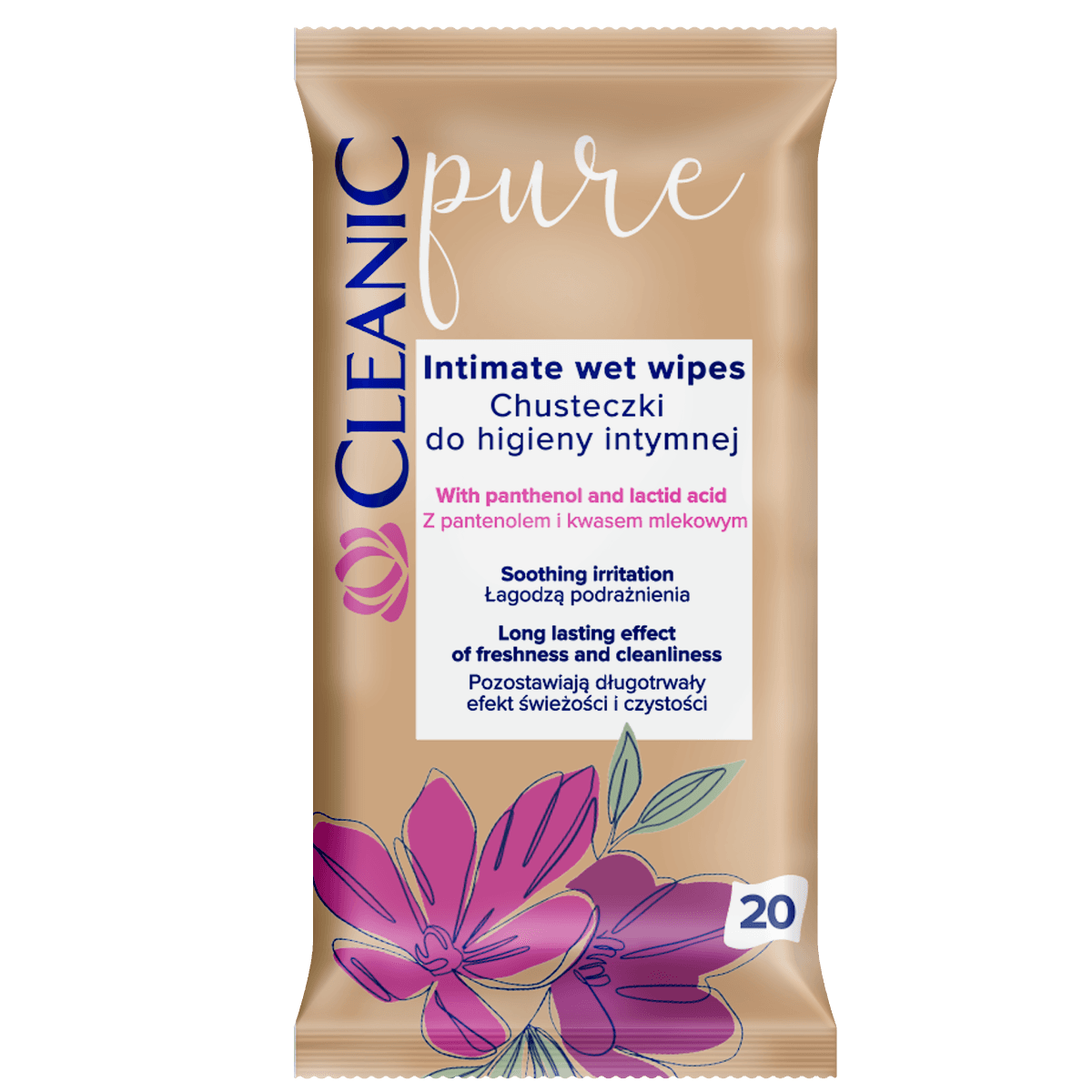 Pure Intimate Chusteczki Do Higieny Intymnej