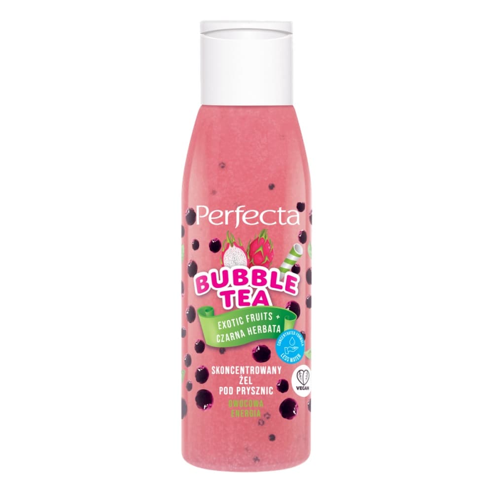 Bubble Tea Skoncentrowany Żel pod prysznic Exotic Fruits + Czarna Herbata