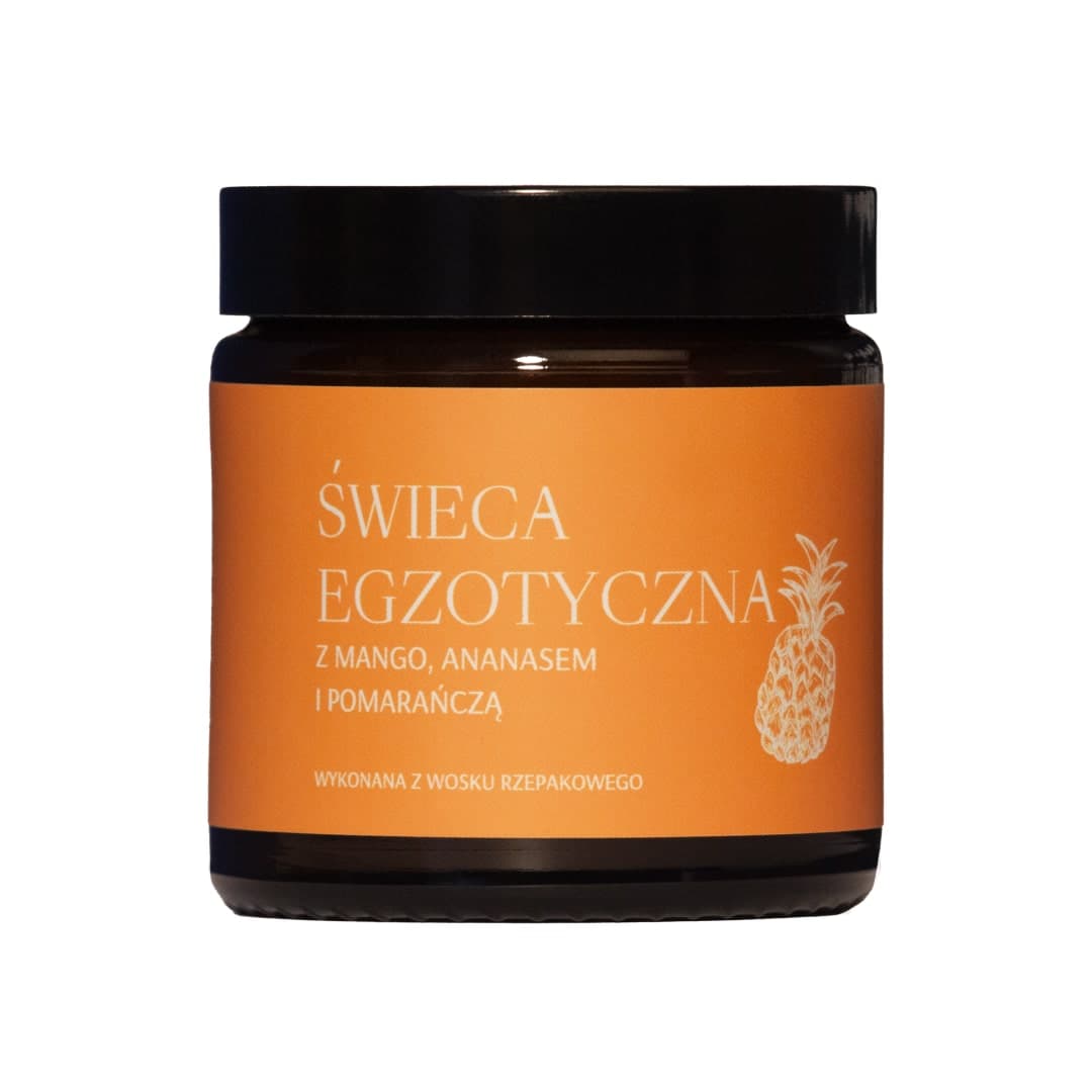 Świeca Egzotyczna Z Mango, Ananasem I Pomarańczą Świeca Zapachowa