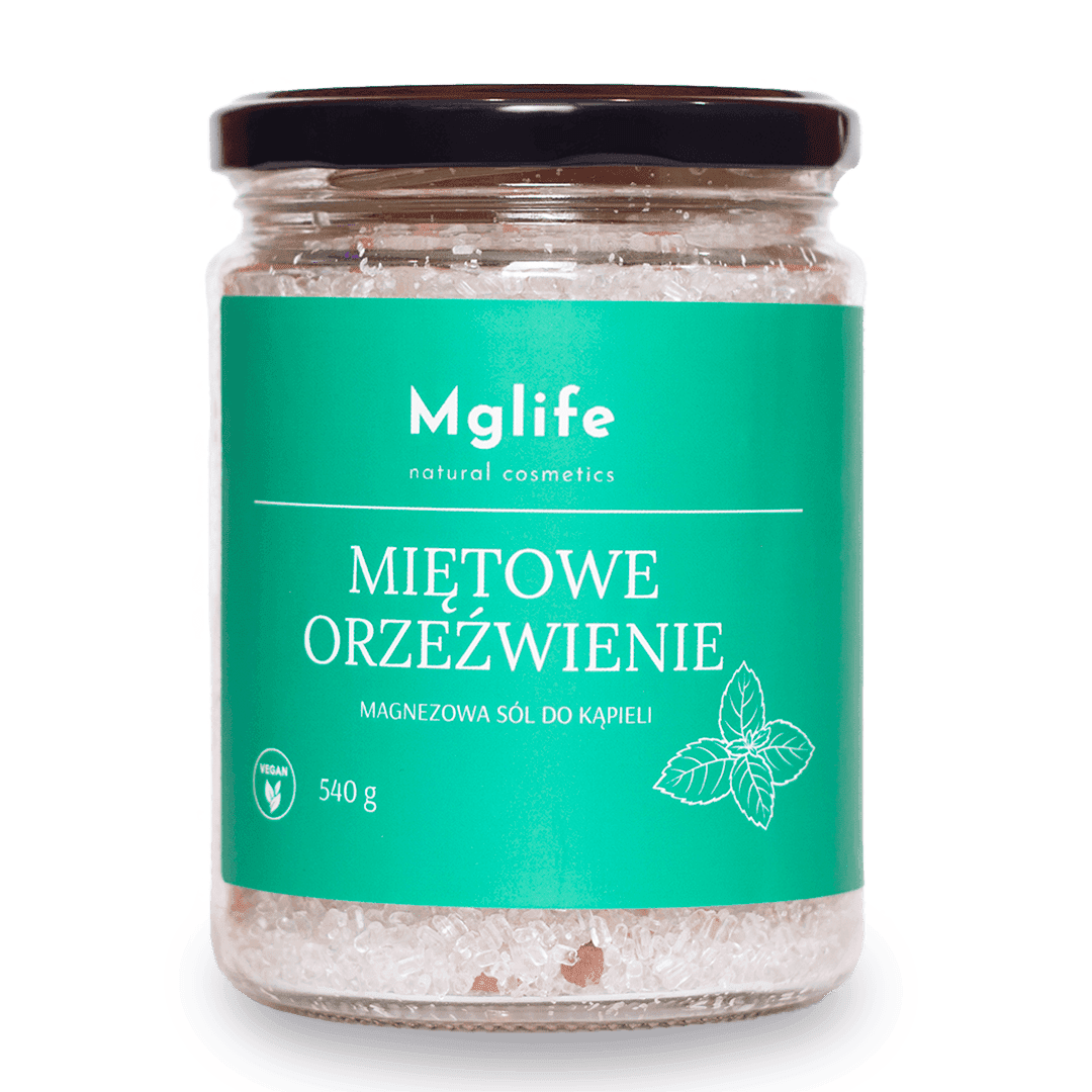 Miętowe Orzeźwienie Magnezowa Sól Do Kąpieli