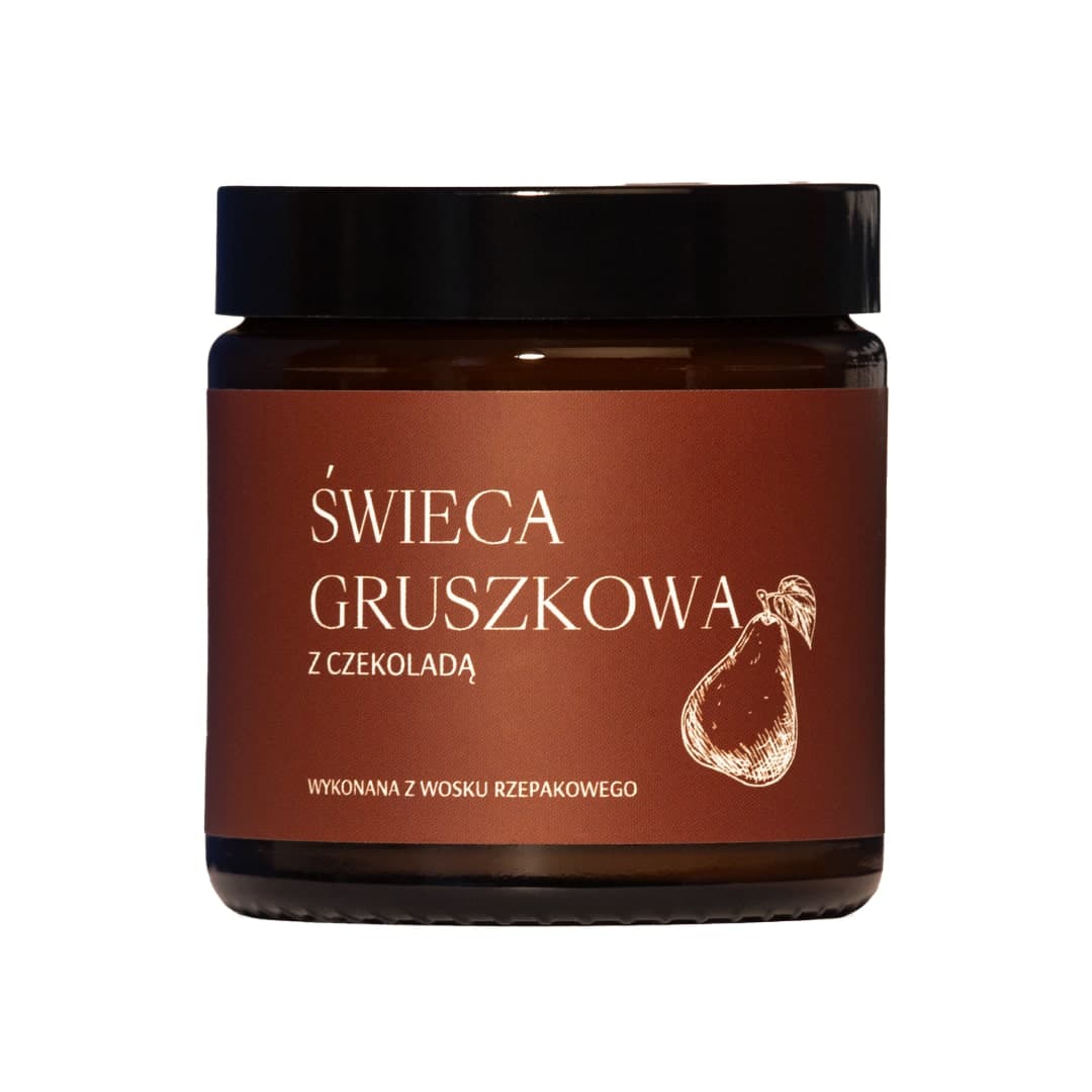 Świeca Gruszkowa Z Czekoladą Świeca Zapachowa