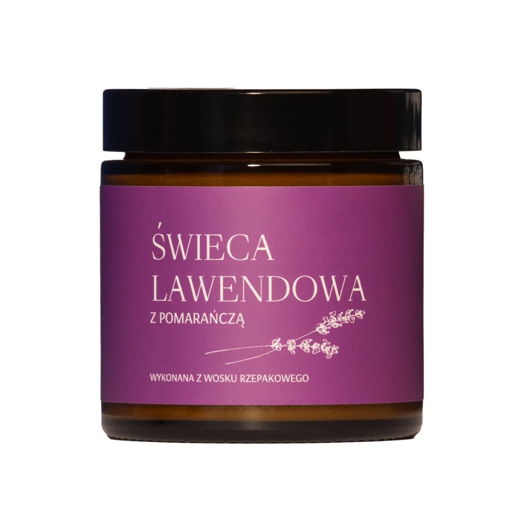 Świeca Lawenda Z Pomarańczą Świeca Zapachowa