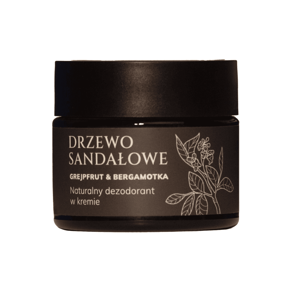 Drzewo Sandałowe Grejpfrut & Bergamotka Naturalny Dezodorant W Kremie Dezodorant
