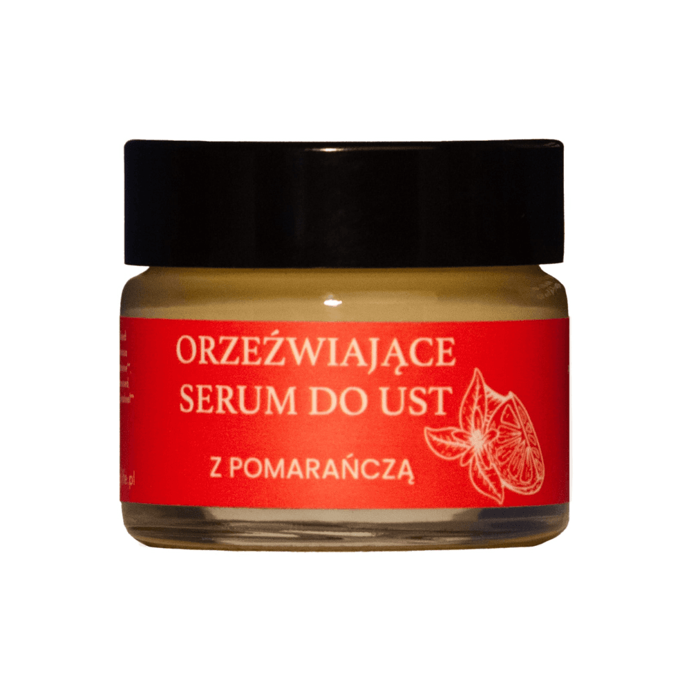 Orzeźwiające Serum Do Ust z Pomarańczą Olejek Do Ust