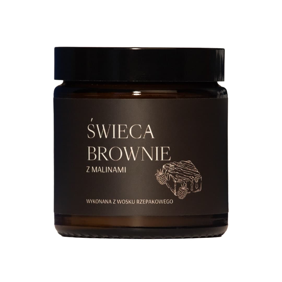 Świeca Brownie z Malinami Świeca Zapachowa
