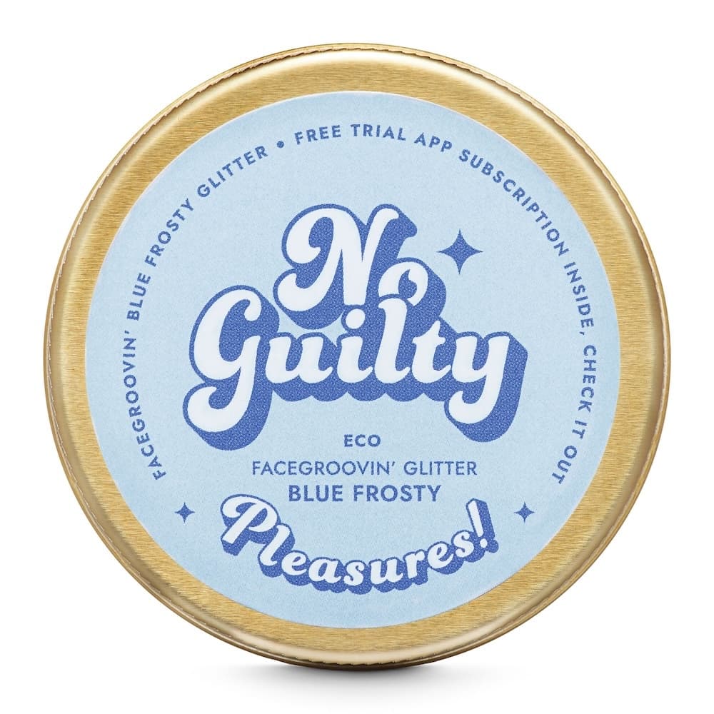 Facegroovin' Blue Frosty Glitter Brokat Do Twarzy i Ciała