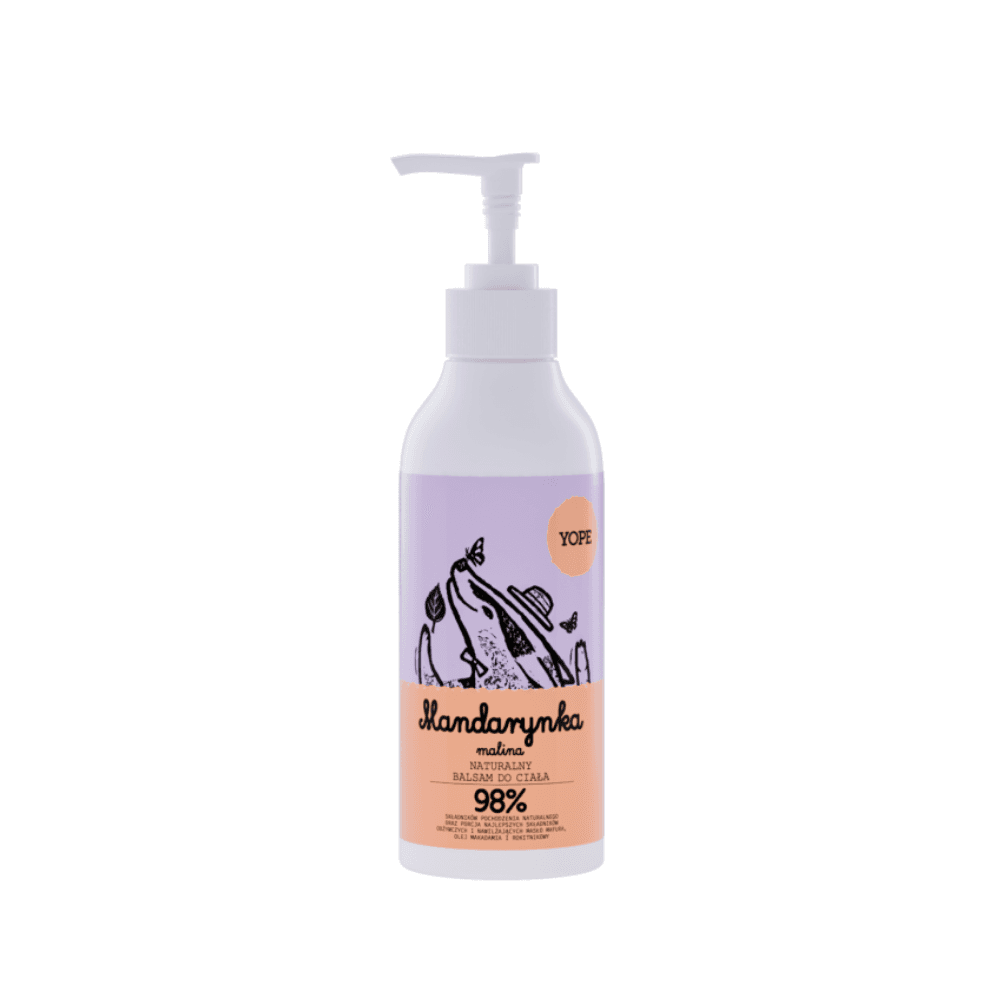 Mandarynka i Malina Natural Body Lotion Naturalny Balsam Do Ciała