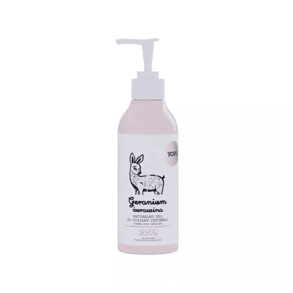 Geranium & Żurawina Intimate Wash Gel Naturalny Żel Do Higieny Intymnej