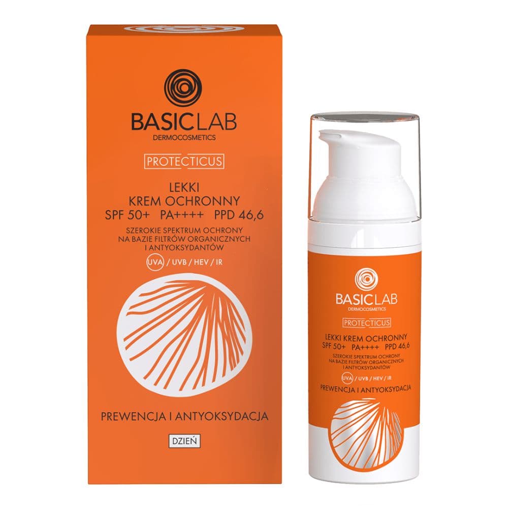 Lekki krem ochronny SPF 50+ Prewencja i Antyoksydacja Krem na dzień