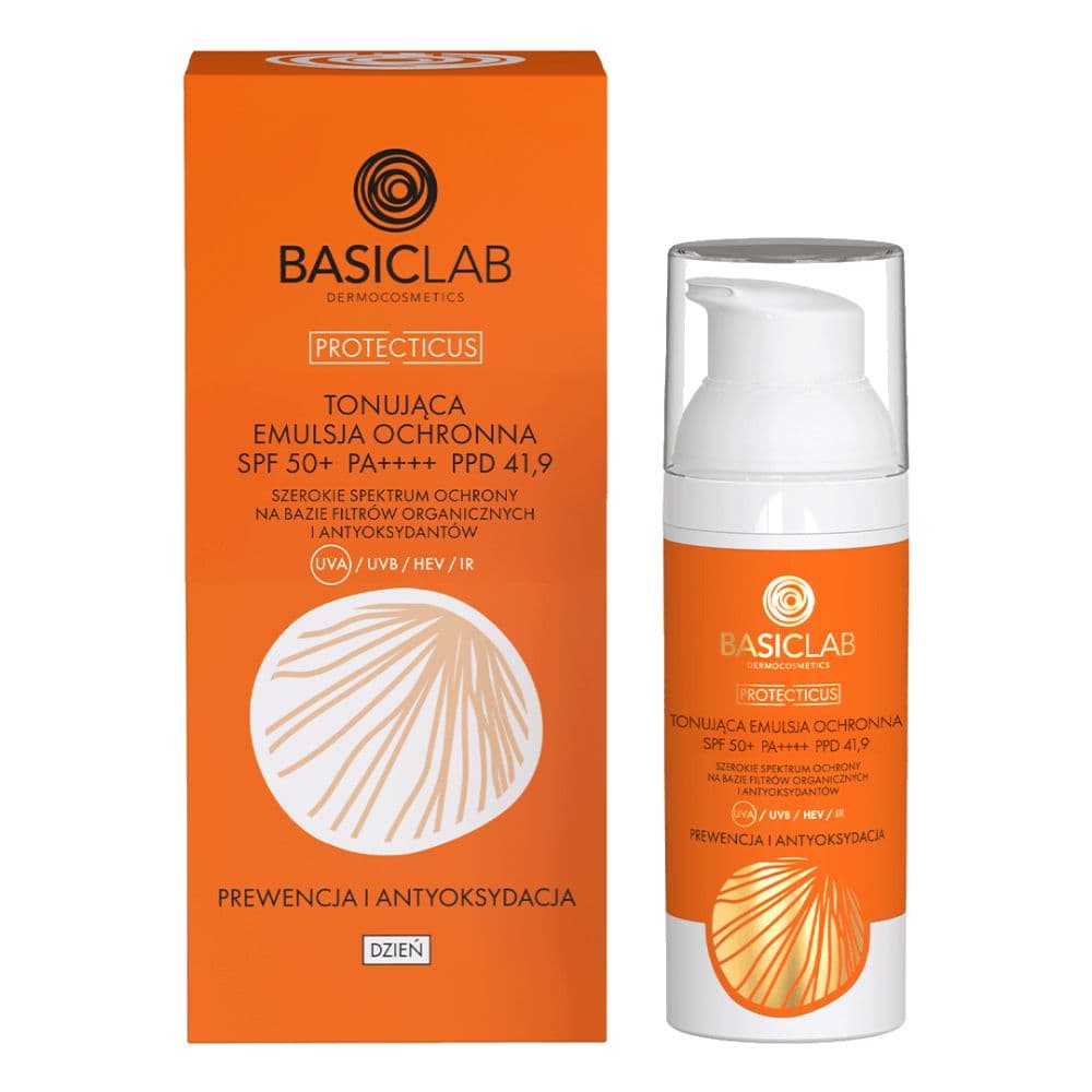 Protecticus Tonująca Emulsja Ochronna SPF50 PA++++ Prewencja i Antyoksydacja