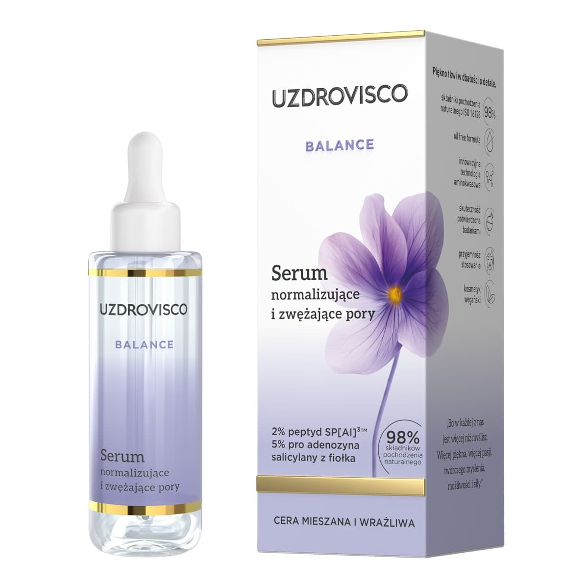 Balance Serum normalizujące i zwężające pory Serum do twarzy