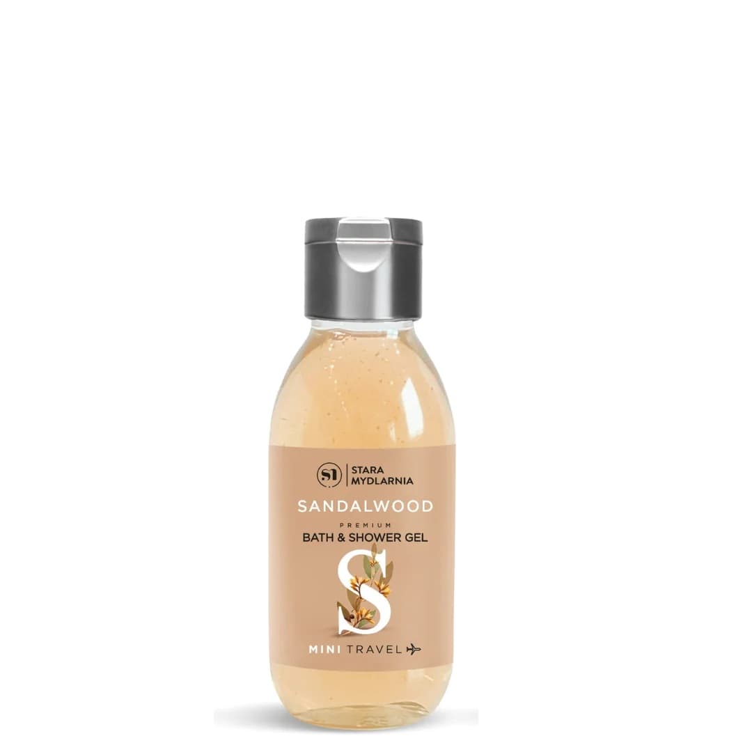 Mini Travel Sandalwood Bath & Shower Gel Żele i pianki pod prysznic
