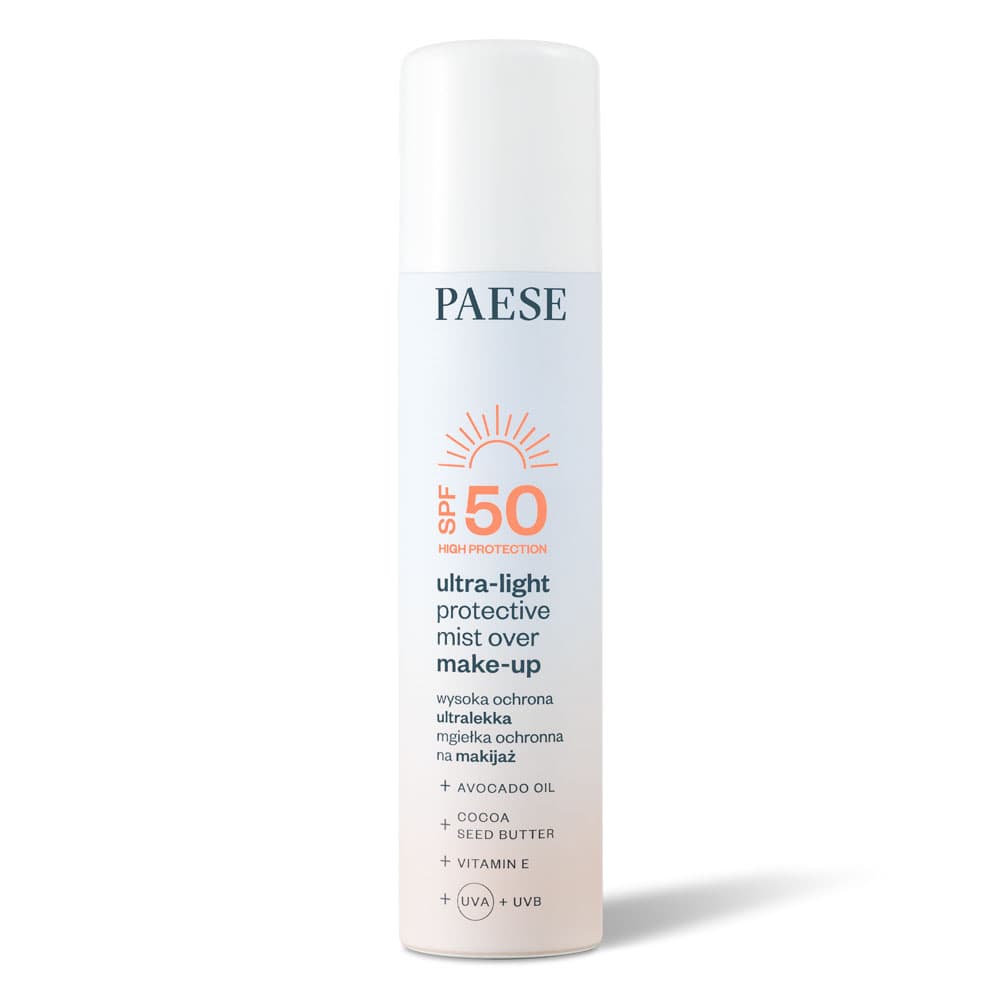 Ultra-light Protective Mist Over Make-Up SPF 50 Ultralekka mgiełka ochronna na makijaż Mgiełka do twarzy