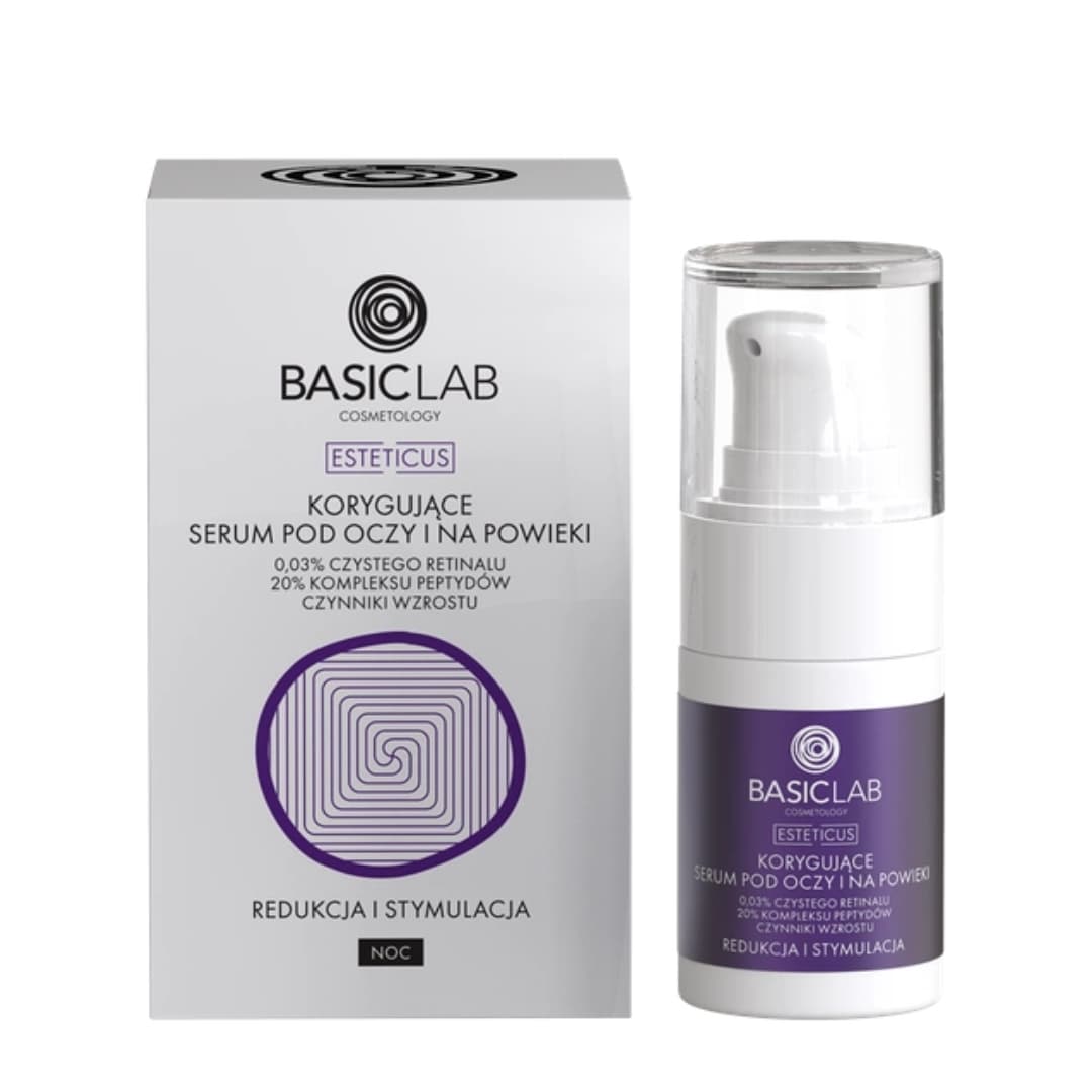 Korygujące Serum pod Oczy i na Powieki z Retinalem 0,03% Redukcja i Stymulacja