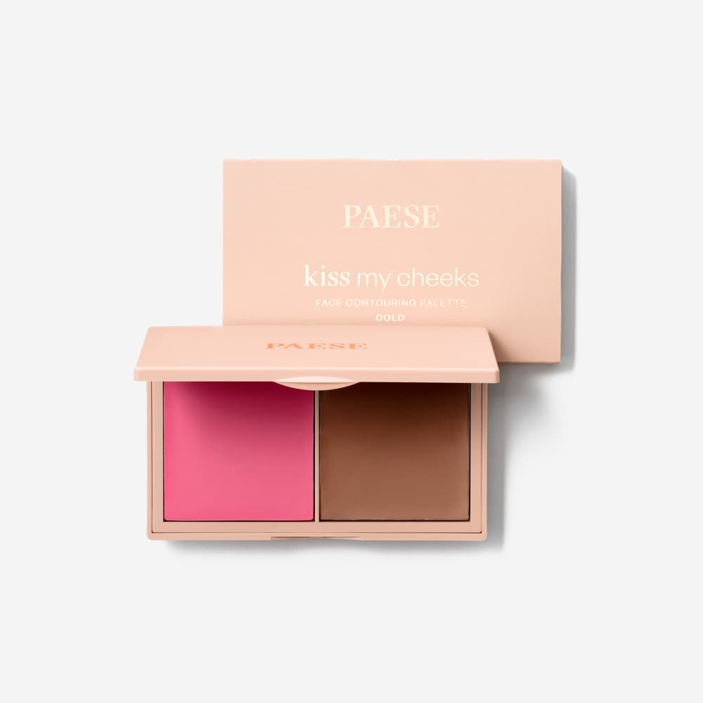 Kiss My Cheeks Face Contouring Palette 02 Cold Paleta do konturowania
