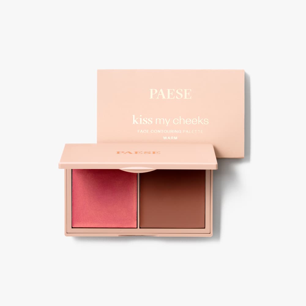 Kiss My Cheeks Face Contouring Palette 01 Warm Paleta do konturowania