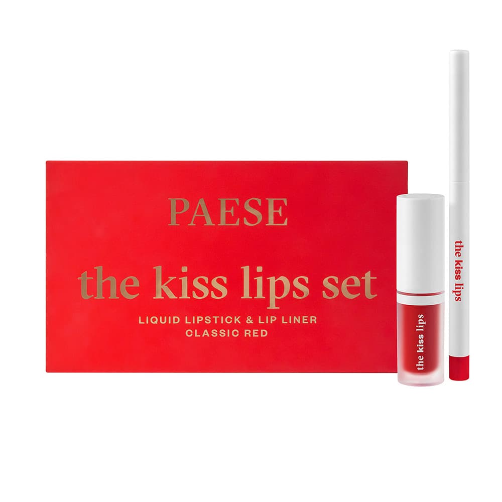 The Kiss Lips Set 06 Classic Red Zestaw do makijażu
