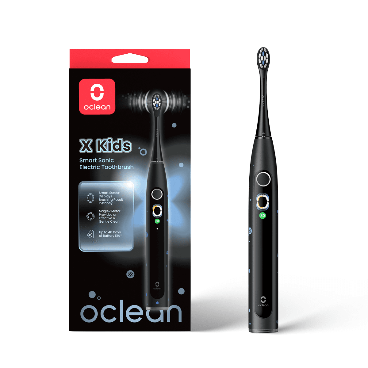 Kids Black Sonic Toothbrush Higiena jamy ustnej