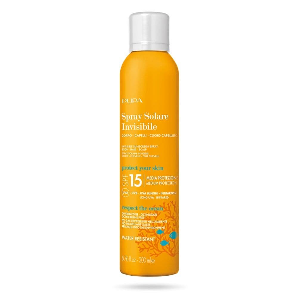 Invisible Sunscreen Spray SPF 15 Transparentny spray przeciwsłoneczny Spray do opalania